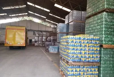 Centro de acopio de Selviva con producto listo para despacho